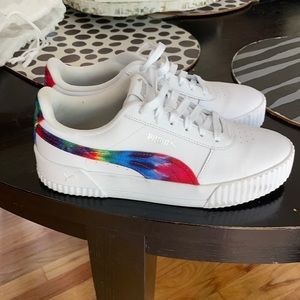 Puma Women's Carina tie dye sneaker